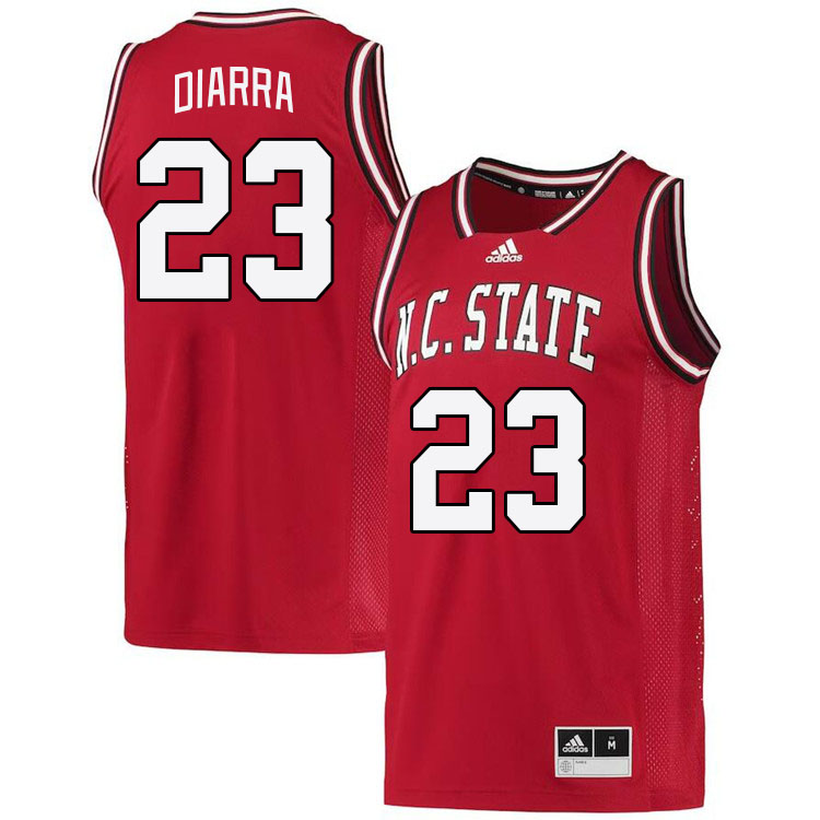 Men #23 Mohamed Diarra NC State Wolfpack College Basketball Jerseys Stitched Sale-Retro